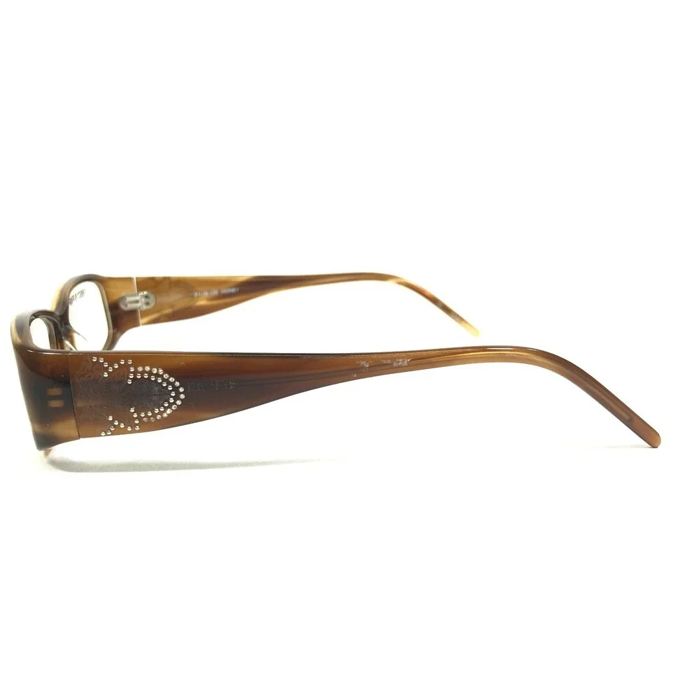 Karen Kane Eyeglasses Frames SCALLOP TULLE HONEY Rectangular Sparkly 51-16-135